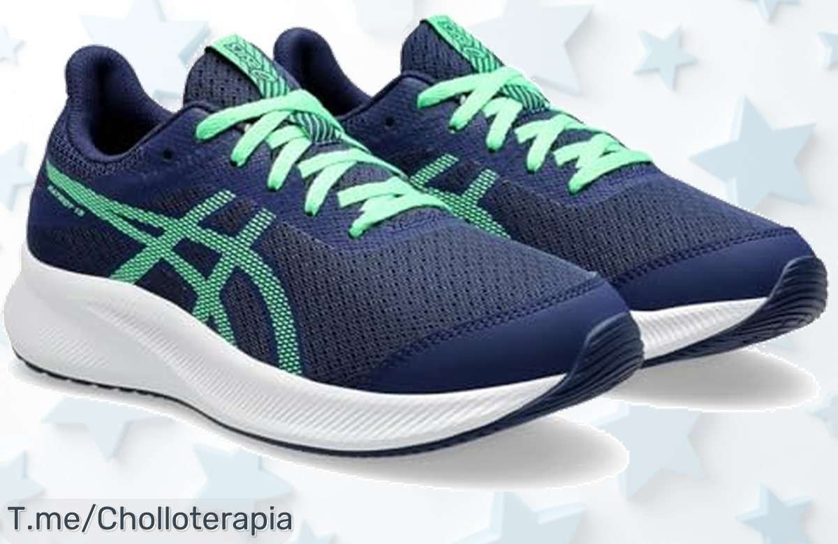 Asics Patriot 13 GS: Super chollo con transpirabilidad y durabilidad que amarás al caminar. ¡Aprovecha este ofertón único antes de que se agoten!