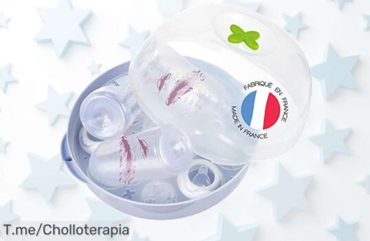 ¡Atención mamás y papás! Esteriliza 5 biberones en solo 4 minutos con este ofertón imperdible Di adiós a las esperas, ¡aprovecha el precio loco antes de que se agote!