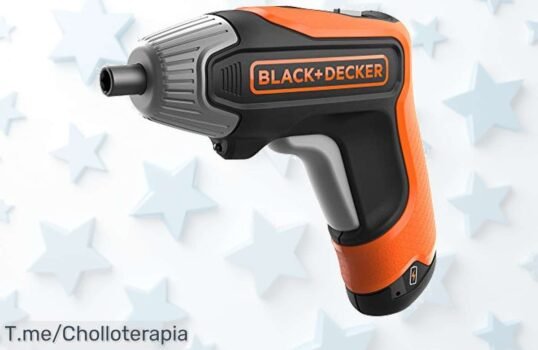 Atornillador BLACK+DECKER a batería: Carga rápida en 1 hora y par brutal de 55Nm por un precio loco ¡Aprovecha este ofertón, las unidades vuelan!
