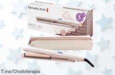 Atrapa este ofertón único: Plancha Remington ProLuxe S9100 con tecnología OPTIHeat a un precio loco ¡Consigue el cabello liso y duradero que siempre soñaste! ¡Compra ya antes de que se agote!