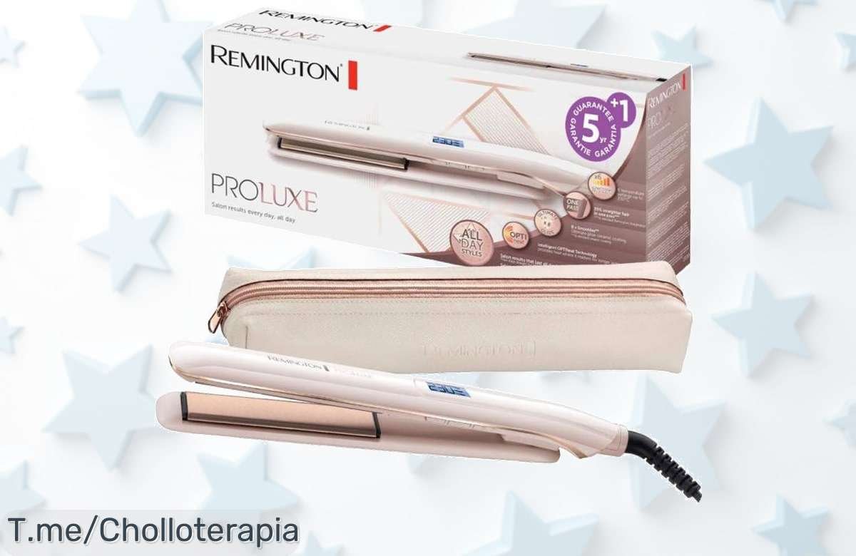 Atrapa este ofertón único: Plancha Remington ProLuxe S9100 con tecnología OPTIHeat a un precio loco. ¡Consigue el cabello liso y duradero que siempre soñaste! ¡Compra ya antes de que se agote!