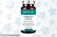 Atrévete a tener una barriga feliz con el Probiótico Digestivo Complex, tu aliado contra la hinchazón y pesadez por un precio loco ¡Aprovecha este ofertón antes de que se acabe!