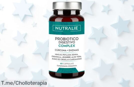 Atrévete a tener una barriga feliz con el Probiótico Digestivo Complex, tu aliado contra la hinchazón y pesadez por un precio loco ¡Aprovecha este ofertón antes de que se acabe!
