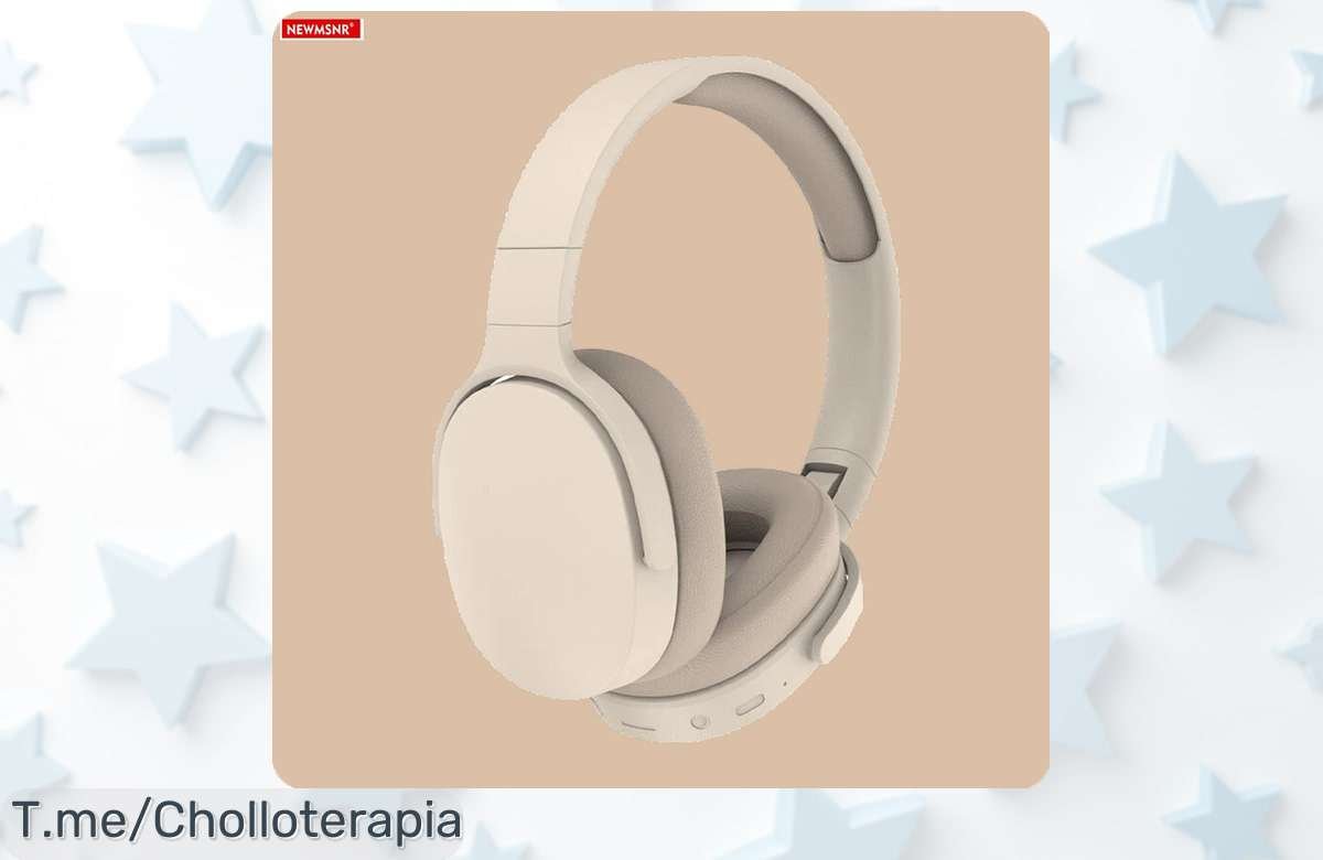 Auriculares NEWMSNR Bluetooth 5.3 a precio loco: sonido HiFi que vibrará en tu corazón, micrófono HD y oferta limitada. ¡Hazte ya con este super chollo!