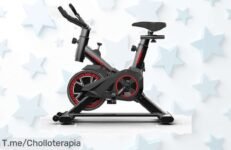 Bicicleta Estática DASCK en oferta: ¡Precio loco para ponerte en forma desde casa! Pantalla LCD y volante de 6 kg Apresúrate, ¡las unidades vuelan! ¡Hazla tuya ya!