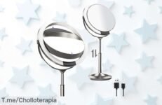 Brilla como nunca con el TUSHENGTU Espejo Cosmético Iluminado, ¡el súper chollo que transforma tu rutina de belleza! Stock limitado, compra ahora y no te quedes sin él