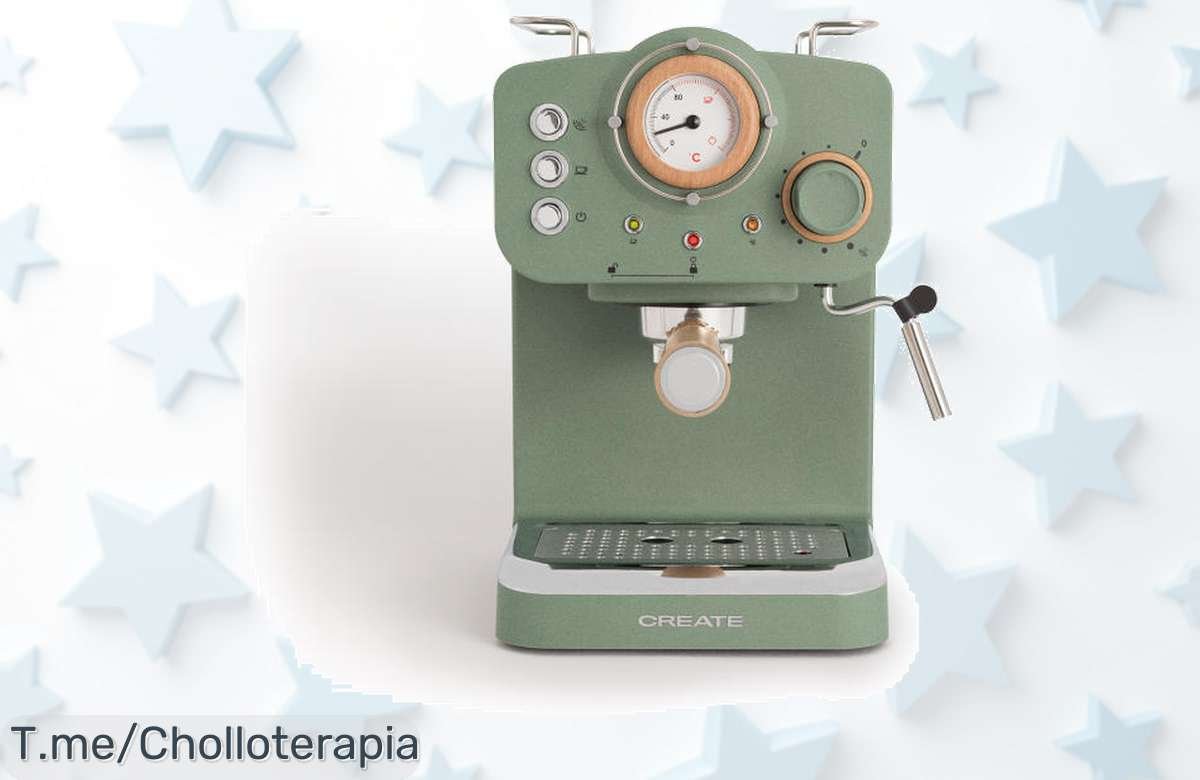 Café gourmet en casa: sorpréndete con la cafetera express de 20 bares y disfruta más con su gran capacidad. ¡No pierdas este ofertón único, compra ya y transforma tus mañanas!