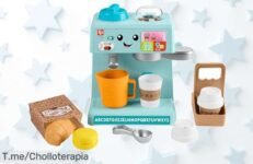 Café y diversión con FisherPrice: ¡Haz que tus peques sean baristas mientras aprenden 100 canciones! Aprovecha el ofertón antes de que se agote, actúa ya y crea recuerdos inolvidables