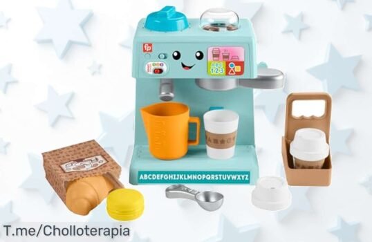 Café y diversión con FisherPrice: ¡Haz que tus peques sean baristas mientras aprenden 100 canciones! Aprovecha el ofertón antes de que se agote, actúa ya y crea recuerdos inolvidables