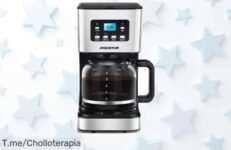 Cafetera Aigostar Darcy X a un precio loco: 750W de potencia, 12 tazas deliciosas y autolimpieza ¡No te quedes sin la tuya! Oferta limitada que no volverá