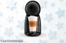 Cafetera Dolce Gusto KRUPS Piccolo XS Negra a precio loco, disfruta cafés de barista en casa; ¡ofertón limitado que no puedes dejar escapar! compra ya y saborea el cambio