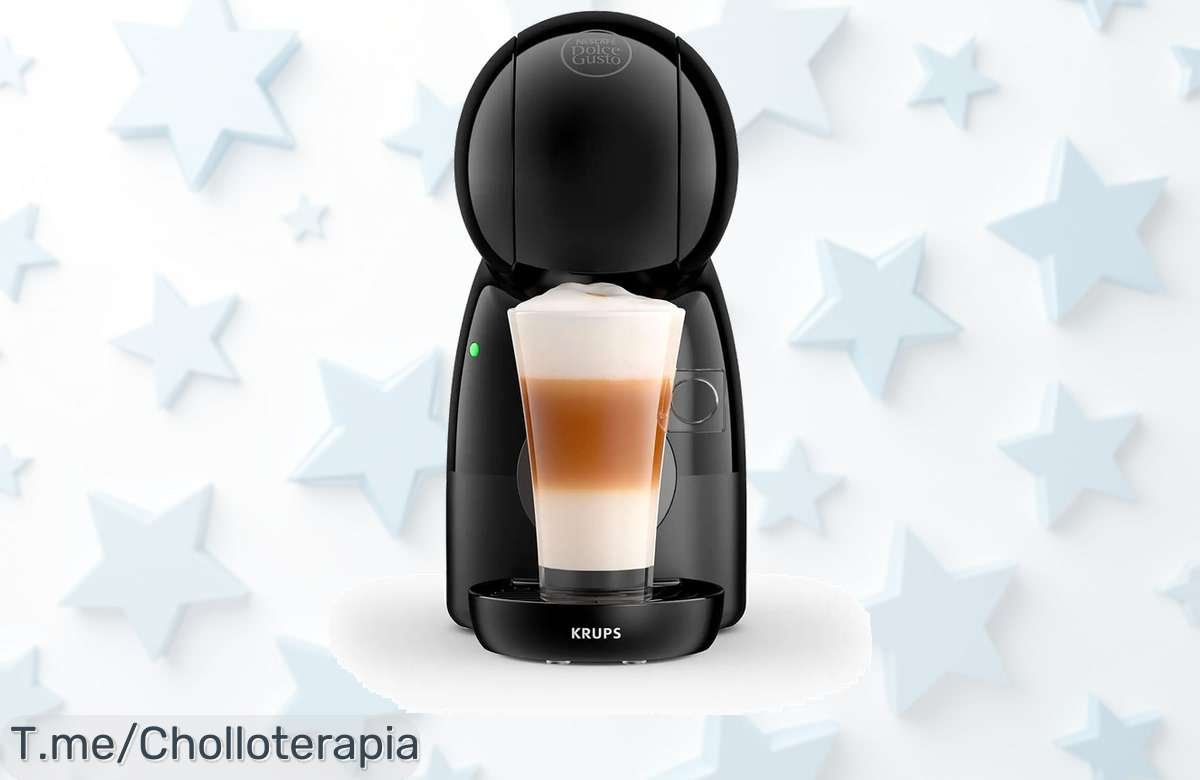 Cafetera Dolce Gusto KRUPS Piccolo XS Negra a precio loco, disfruta cafés de barista en casa; ¡ofertón limitado que no puedes dejar escapar! compra ya y saborea el cambio.