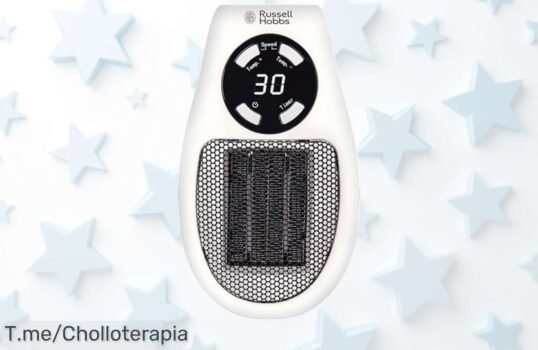 Calienta tu hogar con el Russell Hobbs RHPH2001: termostato ajustable y temporizador de 12 horas a precio loco ¡No te pierdas este ofertón, compra ya antes que se acabe!