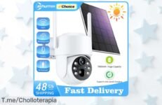 Cámara PTZ WiFi solar: ¡captura cada momento con calidad HD! Super chollo con batería integrada y app iCsee Aprovecha este ofertón antes de que se agote, actúa ya y protégete