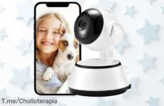Cámara de vigilancia WiFi a precio loco: Verás todo en la oscuridad, habla en tiempo real y se instala fácil ¡No dejes pasar este ofertón, compra ya antes que se agoten!