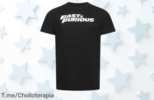 Camiseta RÁPIDO Y FURIOSO a un precio de ganga, diseño exclusivo que resalta tu estilo ¡No pierdas esta oferta única y hazla tuya YA antes de que se agote!