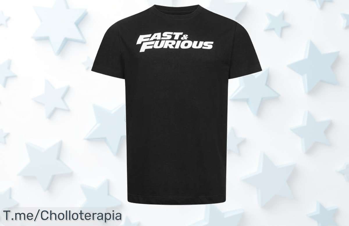 Camiseta RÁPIDO Y FURIOSO a un precio de ganga, diseño exclusivo que resalta tu estilo. ¡No pierdas esta oferta única y hazla tuya YA antes de que se agote!