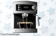 Cecotec Power Espresso 20 a precio loco: hace el mejor café en casa con su enorme depósito de 15 litros ¡No te quedes sin la tuya, compra ahora antes que se agote!