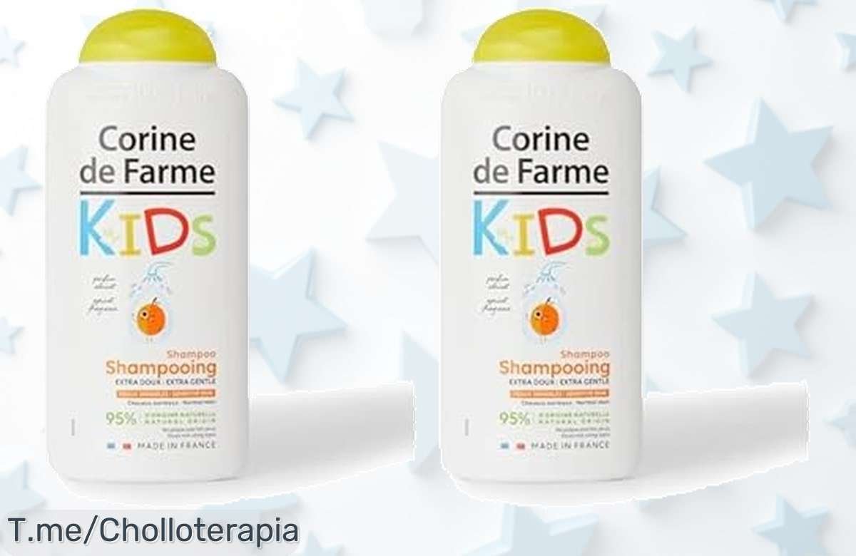 Champú Kids Corine de Farme a Precio Loco: Extra Suave y Con Aroma Irresistible para la Piel Sensible de Tus Peques. ¡Llévate 2 Ahora en Este Chollazo Limitado!
