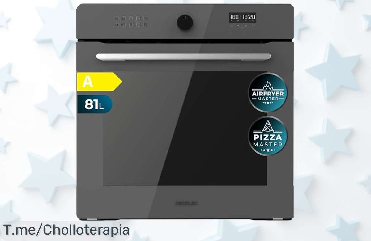 Cocina como un chef con el Horno Cecotec Bolero Hexa: 11 funciones mágicas y rapidez impresionante. Aprovecha este ofertón único antes de que se acabe, ¡transforma tus comidas hoy!