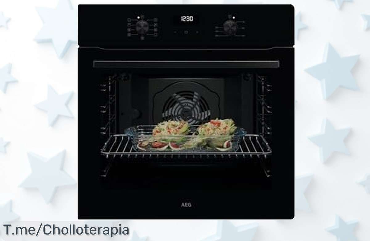 Cocina como un chef con el horno AEG TU5AB20WSK, 7 funciones irresistibles y limpieza Aqua Clean. ¡Aprovecha este ofertón a precio loco antes de que se agote!