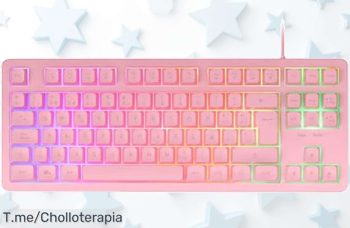 Conquista tus partidas con el Mars Gaming MK023: ¡teclado TKL iluminado que hará brillar tu juego! No te pierdas este super chollo, las unidades vuelan rápido.