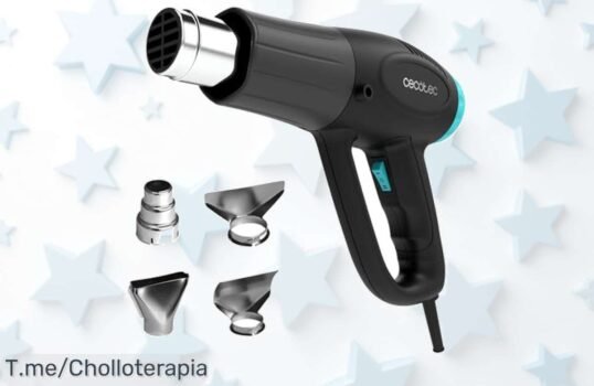 Consigue Ya La Pistola De Calor Hell Gun 3500 A Un Precio Loco, Con Temperatura De Hasta 600 ºC ¡Y Cuatro Cabezales Para Todos Tus Proyectos! Oferta Limitada, Compra Ahora Mismo