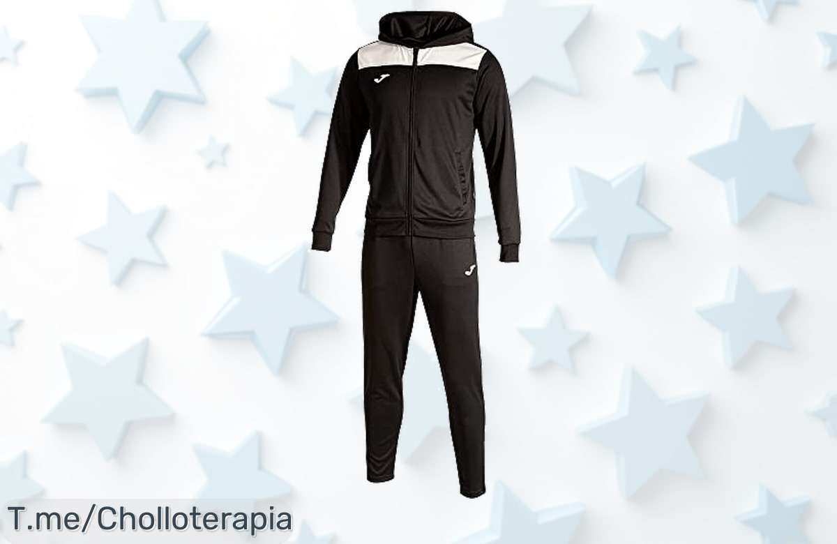 Consigue el Joma Chándal Phoenix II antes de que desaparezca, libertad total para moverte y brilla en tus entrenos. Oferta limitada a precio loco, ¡compra ya!