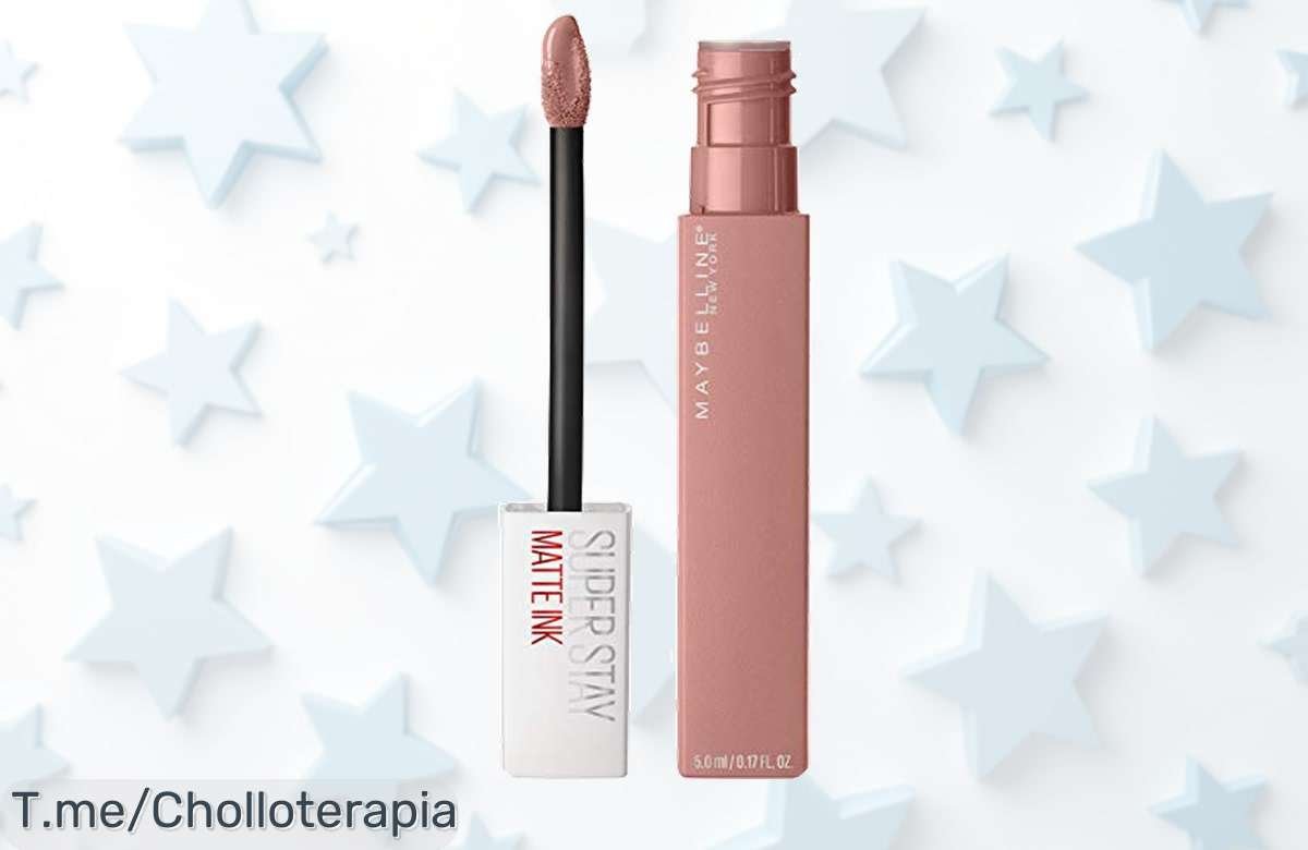 Consigue el look perfecto con Maybelline Superstay Matte Ink Tono 60 Poet, un nude duradero y brillante. ¡Super chollo de duración hasta 16 horas! Actúa ahora antes que se agoten.