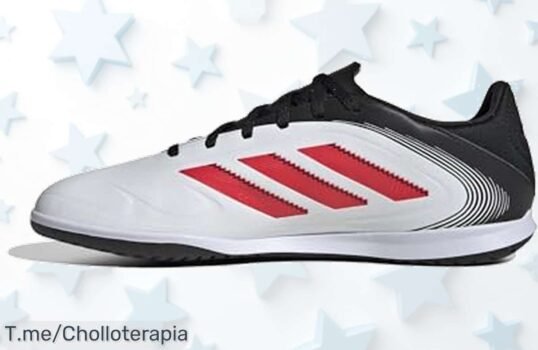 Consigue las adidas Copa Pure III Club Indoor a un precio loco ¡un super chollo! Con suela antideslizante y ajuste perfecto, no dejes pasar esta oferta única antes de que se agoten