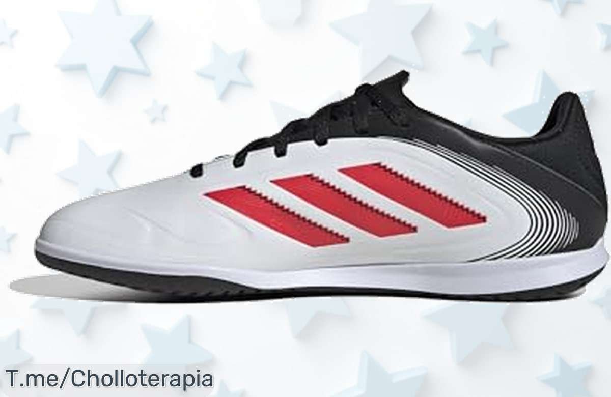 Consigue las adidas Copa Pure III Club Indoor a un precio loco ¡un super chollo! Con suela antideslizante y ajuste perfecto, no dejes pasar esta oferta única antes de que se agoten.