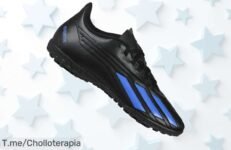 Consigue las botas de fútbol adidas Deportivo II TF a un precio loco y destaca en cada jugada con su increíble agarre, pero apúrate, ¡la oferta es por tiempo limitado!