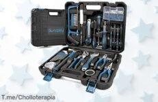 Consigue tu caja de herramientas completa de 148 piezas, un super chollo para tus proyectos Durabilidad garantizada y lista para usar ¡Aprovecha este ofertón antes que se agoten!