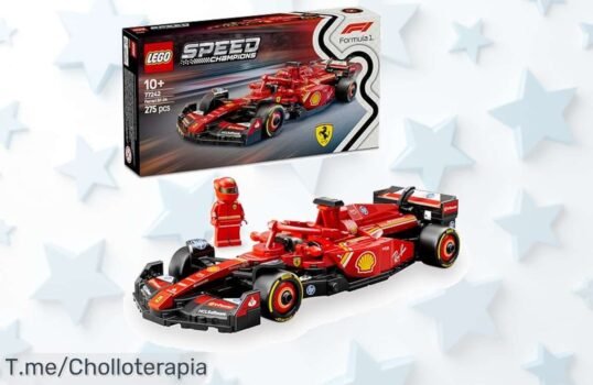 Construye tu Ferrari SF24 F1 y vive la adrenalina con este super chollo; incluye minifigura del piloto ¡No dejes escapar esta oferta limitada, actúa ya!