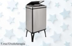 Cubo de Basura Inteligente Wellhome a Precio Loco: Apertura Automática que Facilita tu Vida, ¡No Te Pierdas Este Ofertón Limitado Antes de Que Se Agote!