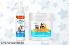 Cuida la sonrisa de tu mascota con este kit dental a precio loco: elimina el mal aliento y sarro ¡No dejes pasar esta oferta limitada, compra ahora!