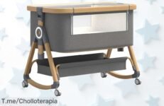 Cuna 3 en 1 a precio loco, con ajuste de altura y ruedas que facilitan el descanso perfecto para tu bebé ¡Aprovecha este ofertón antes de que se agote!