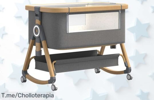 Cuna 3 en 1 a precio loco, con ajuste de altura y ruedas que facilitan el descanso perfecto para tu bebé ¡Aprovecha este ofertón antes de que se agote!