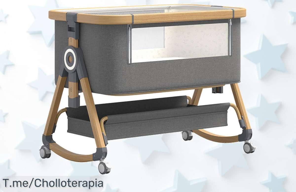 Cuna 3 en 1 a precio loco, con ajuste de altura y ruedas que facilitan el descanso perfecto para tu bebé. ¡Aprovecha este ofertón antes de que se agote!