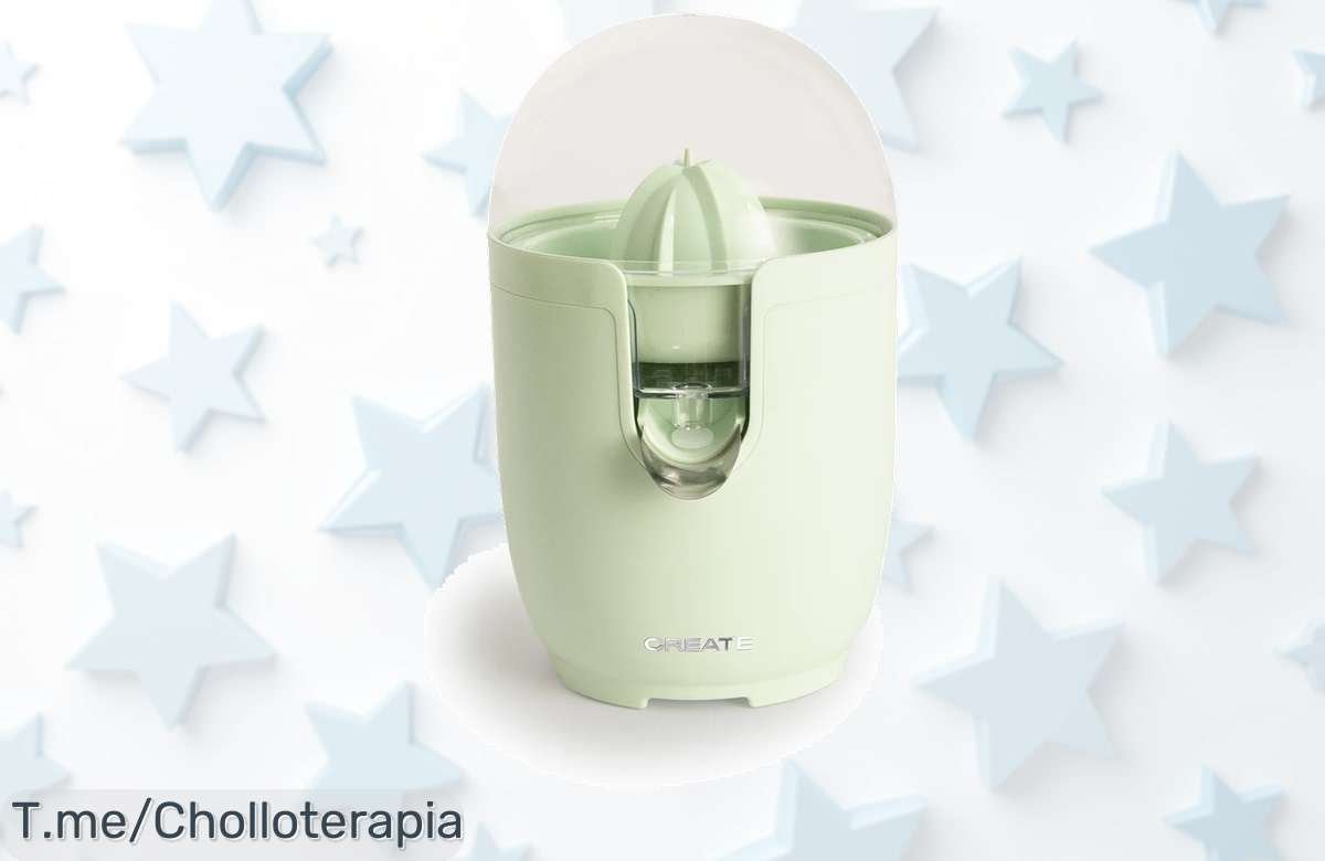 Da vida a tus mañanas con el exprimidor eléctrico de 90W: ¡280ml de zumo fresco en un toque! Aprovecha este super chollo y hazlo tuyo antes que se acabe.