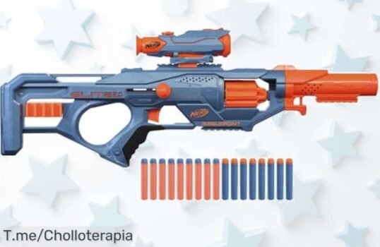 Desata la diversión con el Nerf Elite 20 Eaglepoint RD8, dispara 8 dardos a la vez y vive aventuras únicas ¡Aprovecha este super chollo antes de que se agote!