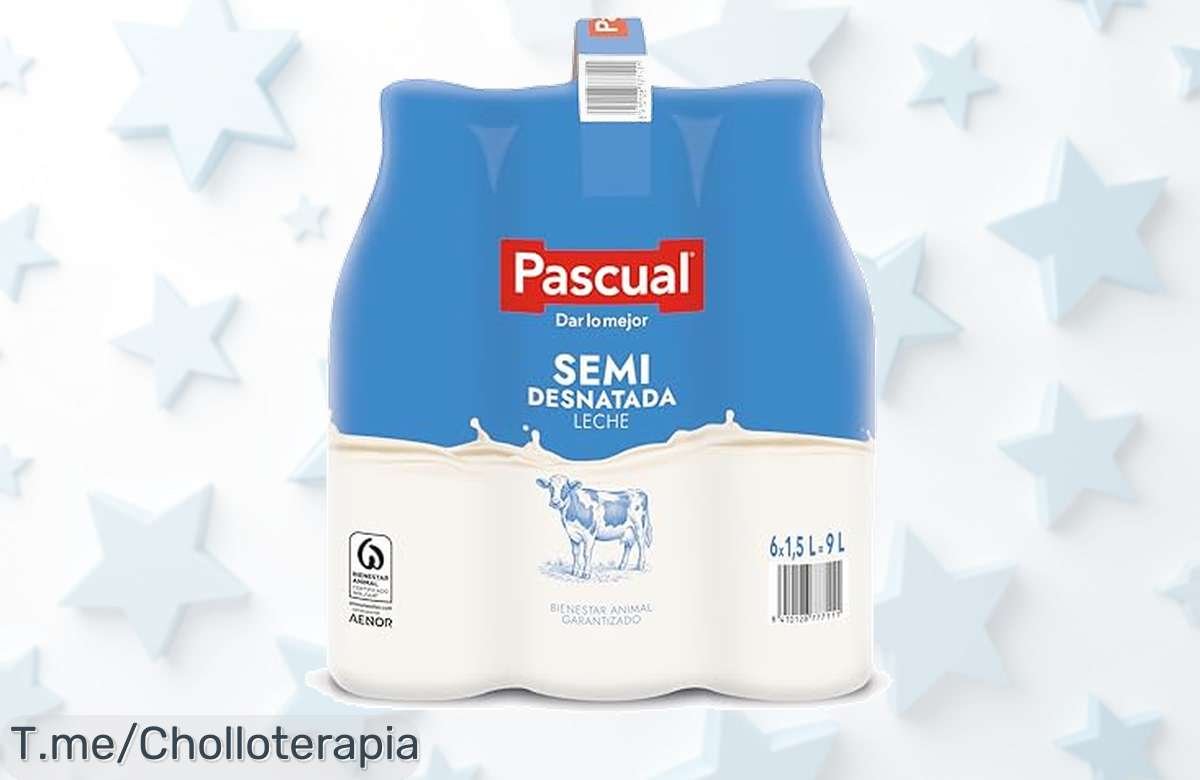 Desayunos inolvidables con nuestra leche semidesnatada, ¡super chollo en pack de 6 y sabor fresco! Aprovecha el ofertón antes que se agoten, actúa ya y disfruta.