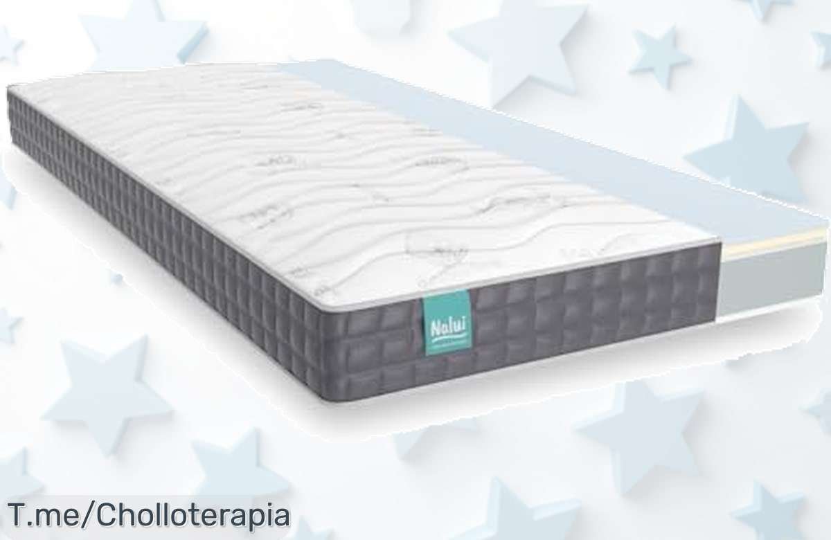 Descanso de lujo para tus peques: Colchón Cama Nido Mulhacén a precio loco, firmeza ideal y ventilación total. ¡Aprovecha este ofertón antes que se agote!