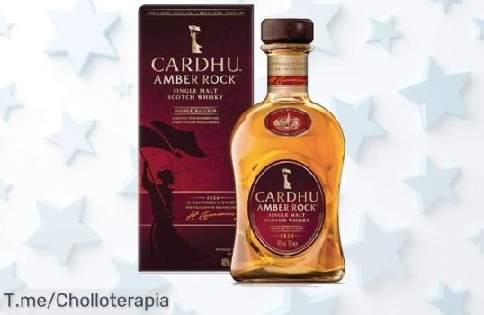 Descubre Cardhu Amber Rock, el whisky escocés con un sabor único a vainilla y cítricos que te encantará Aprovecha este ofertón antes de que se agote ¡Compra ya!