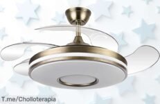 Descubre Dani Cuero: el ventilador que ilumina y refresca tu hogar ¡Con su precio loco y oferta limitada, actúa ya antes de que se agote este super chollo!
