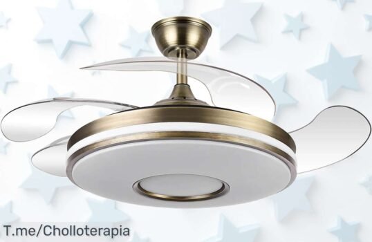 Descubre Dani Cuero: el ventilador que ilumina y refresca tu hogar ¡Con su precio loco y oferta limitada, actúa ya antes de que se agote este super chollo!