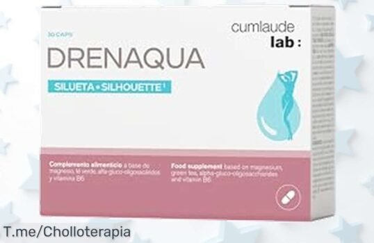 Descubre Drenaqua y siente la ligereza que siempre quisiste: un super chollo de 30 cápsulas con té verde y magnesio a un precio loco pero por tiempo limitado, ¡actúa ya!