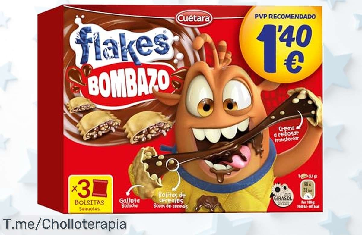Descubre Flakes Bombazo de Cuétara, el snack más delicioso y fresco que tus amigos adorarán. ¡No te pierdas este ofertón limitado, corre y consíguelo ya!