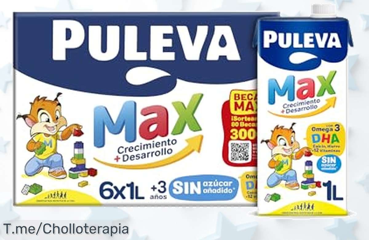 Descubre Puleva MAX: Sabor irresistible y nutrientes para cerebros brillantes a un precio loco. ¡No dejes pasar este super chollo, solo por tiempo limitado!