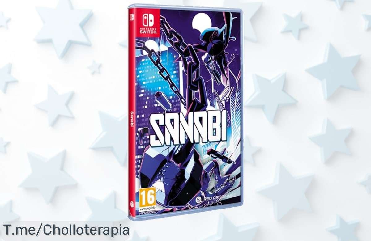 Descubre SANABI para Nintendo Switch: acción intensa con tu brazo protésico, exploración de megaciudades y saltos espectaculares. ¡Aprovecha esta rebaja única antes de que se agote!
